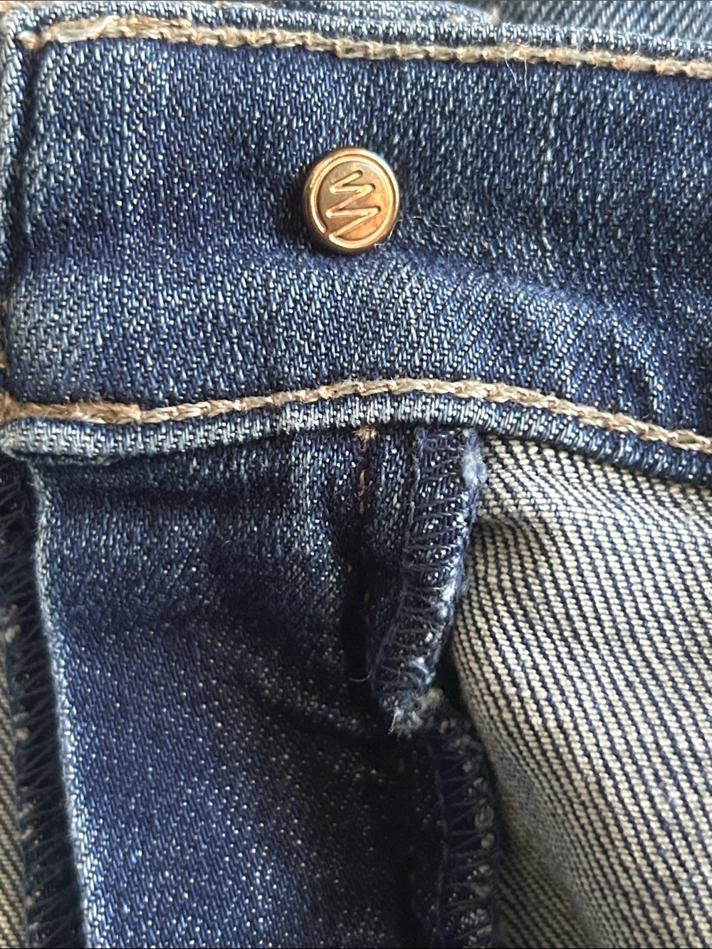 Mother Hustler ankle fray jeans right of passage wash size 32 - Picture 11 of 13